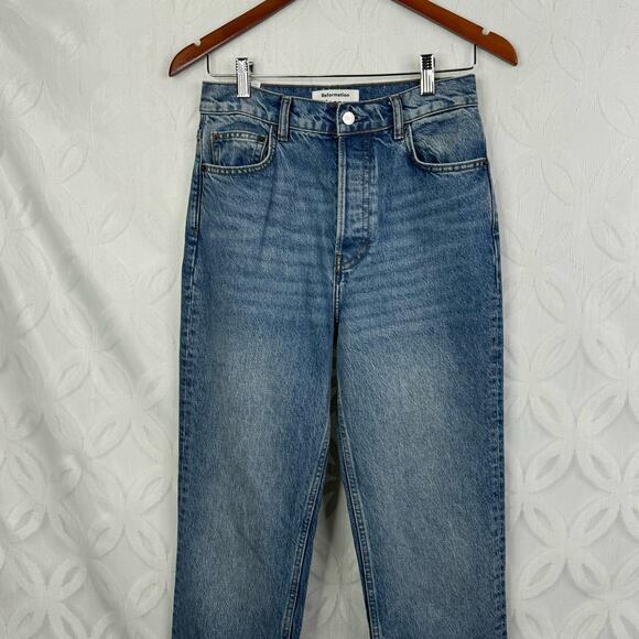 Reformation Blue Straight Leg Jeans - Picture 6 of 12